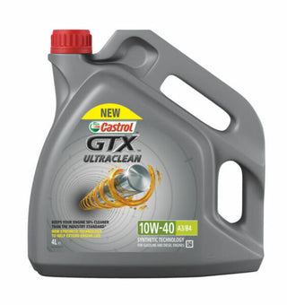 Castrol GTX Ultraclean 10W-40 A3/B4 Part Semi Synthetic 4 Litres 4L