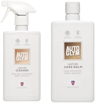 Autoglym Leather Care Balm & Cleaner 500ml Gift Set KIT & Autoglym Air Freshener