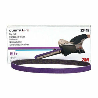 3M 33445 Cubitron II File Belts 786F 12.7×457.2MM Box of 10