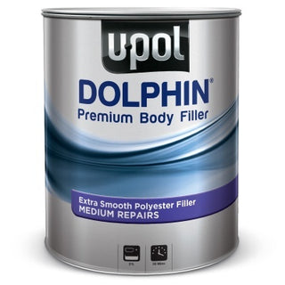 U-POL Dolphin Premium Medium Body Filler 3 Litre Extra Smooth