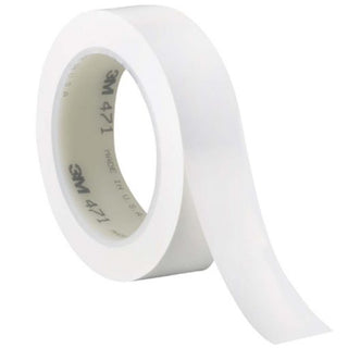 3M 47150WT Vinyl Tape 471 White 48mm Pack 24